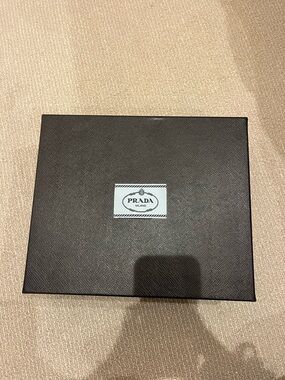 PRADA black square box with cover